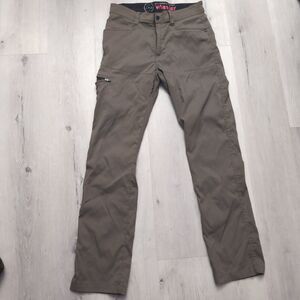 Wrangler ATG Pants Mens Size 30 Khaki All Terrain Gear Stretch Outdoor